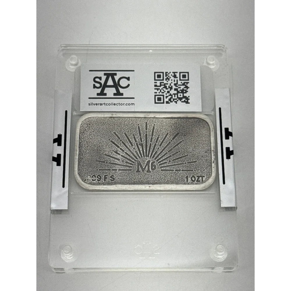 M6 Mint Freedom Libertad Liberty Silver Art Bar oz 999 Fine Limited Edition